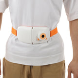 Foldable Menstrual Pain Belt Digital Display USB Charging Fast Heating Waist Warming Belt for Women Orange - Extra Image