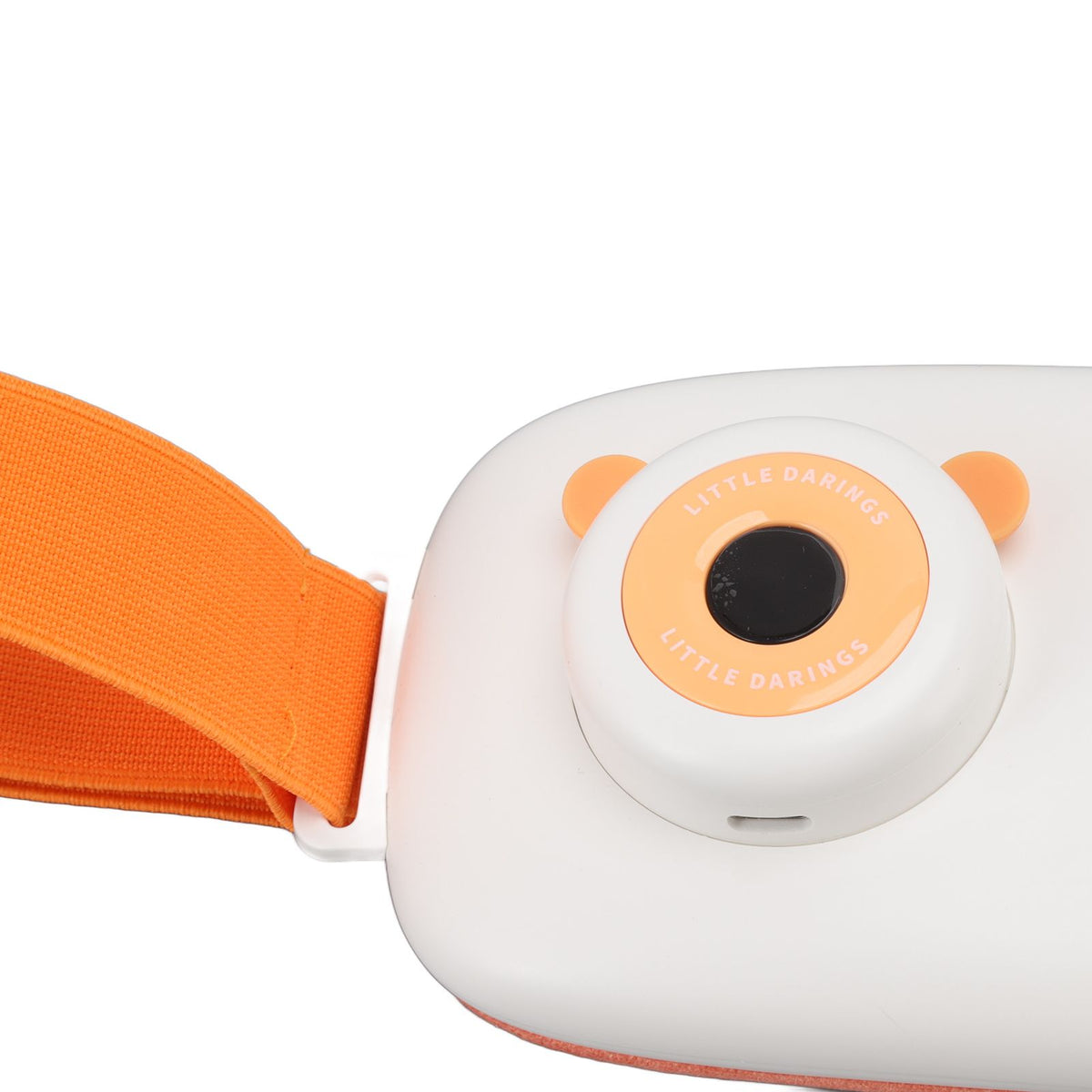 Foldable Menstrual Pain Belt Digital Display USB Charging Fast Heating Waist Warming Belt for Women Orange