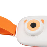 Foldable Menstrual Pain Belt Digital Display USB Charging Fast Heating Waist Warming Belt for Women Orange