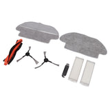 Vacuum Cleaner Main Roller Brush Kit with Side Brush Mop Cloth Filter for Conga 3290 3490 3690 for Proscenic M6 Pro