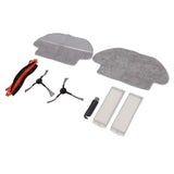 Vacuum Cleaner Main Roller Brush Kit with Side Brush Mop Cloth Filter for Conga 3290 3490 3690 for Proscenic M6 Pro