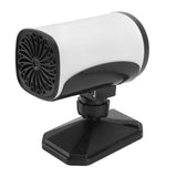 150W Car Heater 2 Modes Warming Cooling 360 Degree Rotation Portable Car Defroster Defogger 12V White - Front View