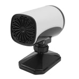 150W Car Heater 2 Modes Warming Cooling 360 Degree Rotation Portable Car Defroster Defogger 12V White