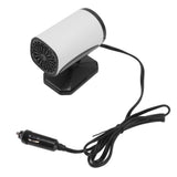 150W Car Heater 2 Modes Warming Cooling 360 Degree Rotation Portable Car Defroster Defogger 12V White - Extra Image