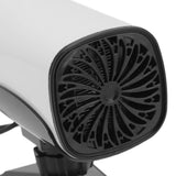 150W Car Heater 2 Modes Warming Cooling 360 Degree Rotation Portable Car Defroster Defogger 12V White - Extra Image