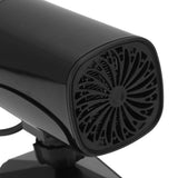 150W Car Heater 2 Modes Warming Cooling 360 Degree Rotation Portable Car Defroster Defogger 12V Black