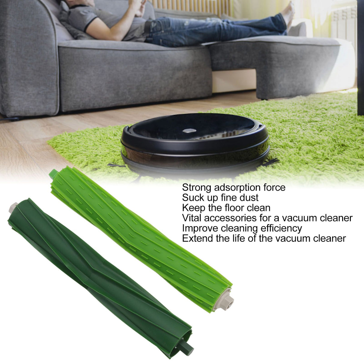 Vacuum Cleaner Replacement Parts for I7 E5 E6 I3 with Main Roller Brushes Filters Vacuum Cleaner Accessories