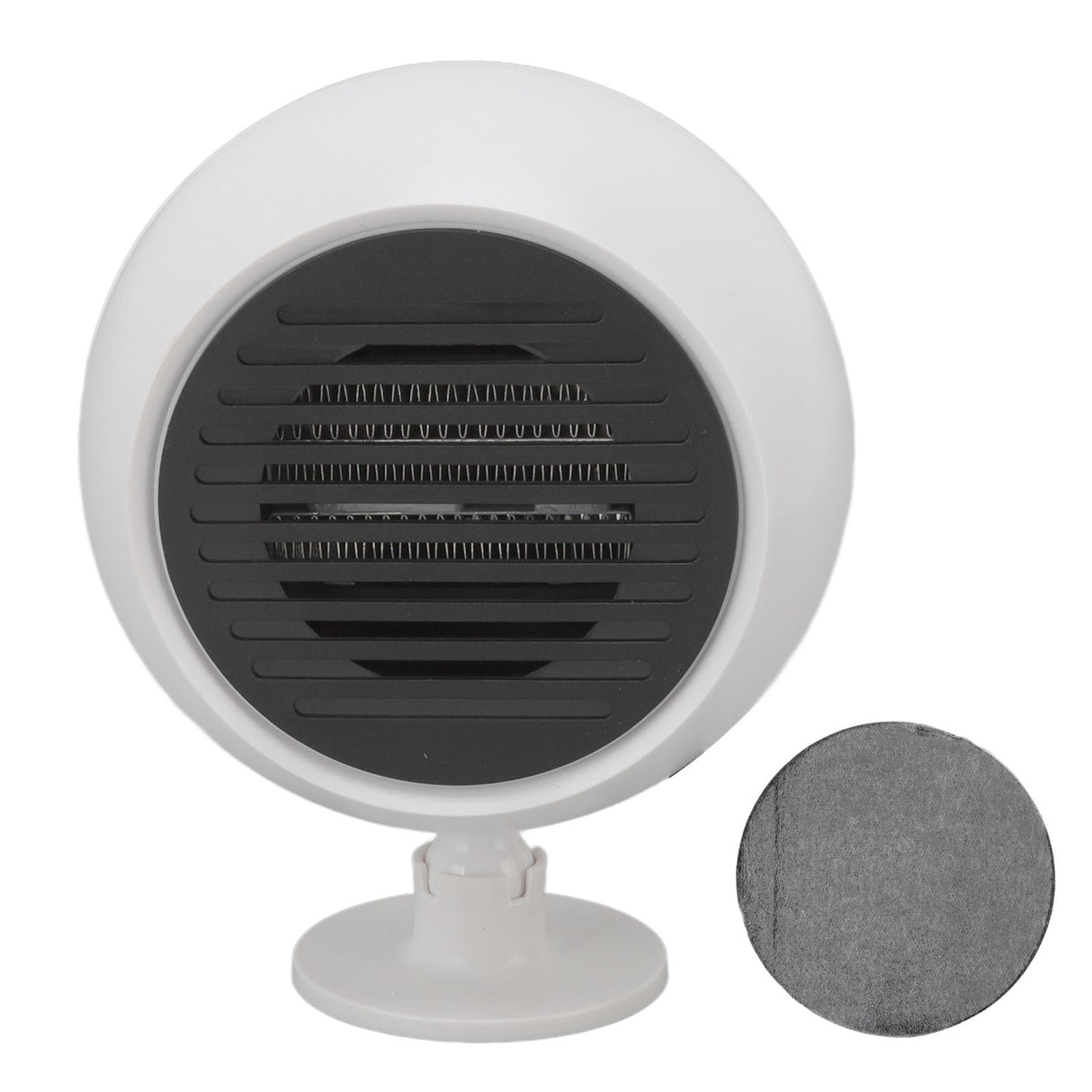 Car Heater Constant Temperature Low Noise Wide Angle 360° Adjustable Car Heater Fan White 24V