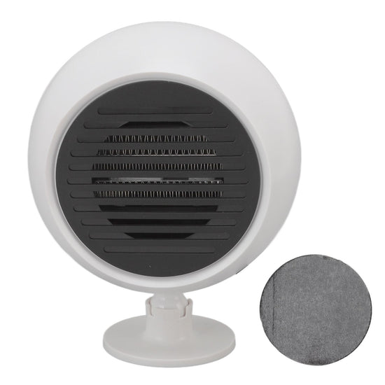 Car Heater Constant Temperature Low Noise Wide Angle 360° Adjustable Car Heater Fan White 24V