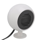 Car Heater Constant Temperature Low Noise Wide Angle 360° Adjustable Car Heater Fan White 24V