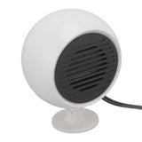 Car Heater Constant Temperature Low Noise Wide Angle 360° Adjustable Car Heater Fan White 24V