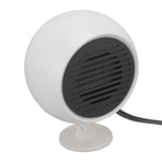 Car Heater Constant Temperature Low Noise Wide Angle 360° Adjustable Car Heater Fan White 24V