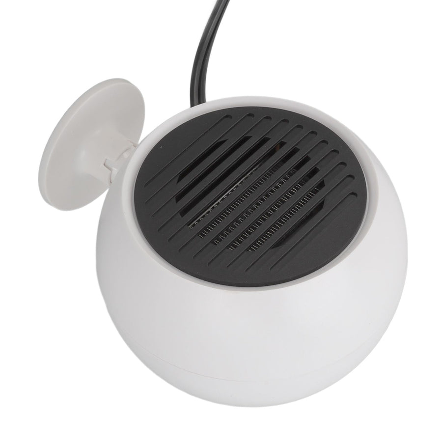 Car Heater Constant Temperature Low Noise Wide Angle 360° Adjustable Car Heater Fan White 24V