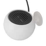 Car Heater Constant Temperature Low Noise Wide Angle 360° Adjustable Car Heater Fan White 24V