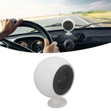 Car Heater Constant Temperature Low Noise Wide Angle 360° Adjustable Car Heater Fan White 24V
