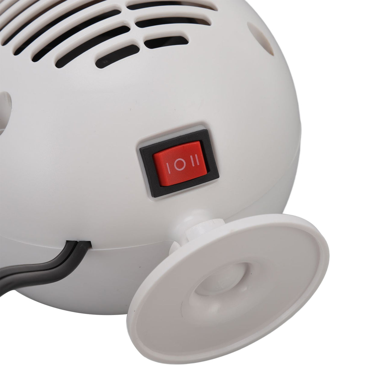 Car Heater Constant Temperature Low Noise Wide Angle 360° Adjustable Car Heater Fan White 24V