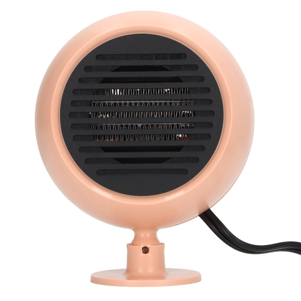 Car Heater Multi Angle Rotation Planetary Car Heater Portable Windshield Defogger Defroster Pink 12V