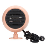 Car Heater Multi Angle Rotation Planetary Car Heater Portable Windshield Defogger Defroster Pink 12V - 45-Degree Angle