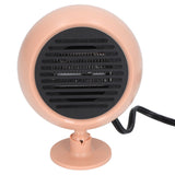 Car Heater Multi Angle Rotation Planetary Car Heater Portable Windshield Defogger Defroster Pink 12V - Rear View