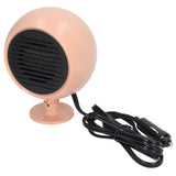 Car Heater Multi Angle Rotation Planetary Car Heater Portable Windshield Defogger Defroster Pink 12V - Extra Image