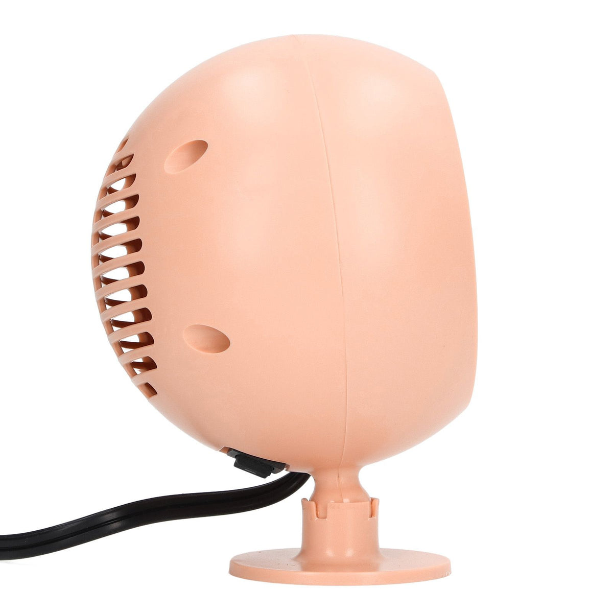 Car Heater Multi Angle Rotation Planetary Car Heater Portable Windshield Defogger Defroster Pink 12V