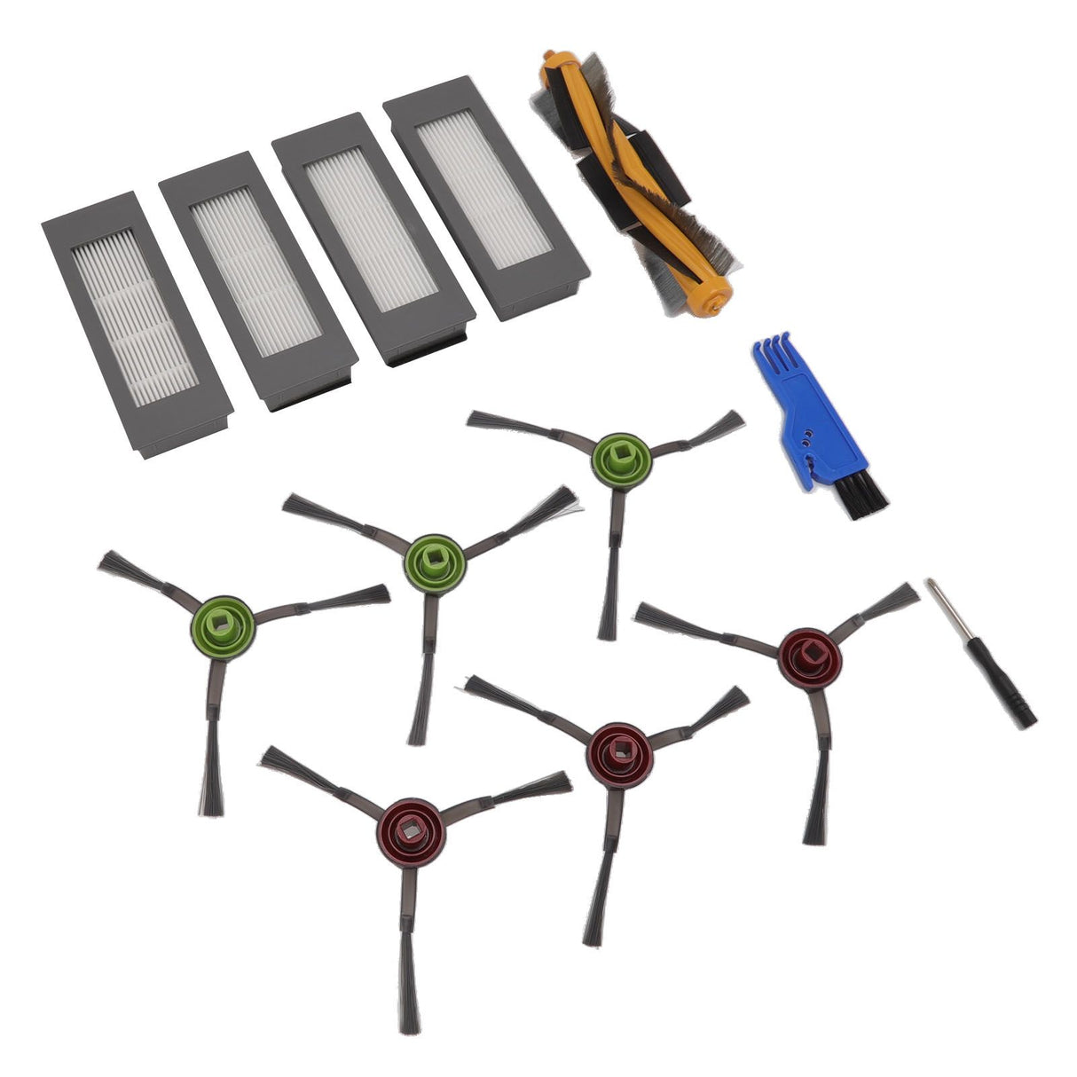 Sweeper Replacement Accessories for Yeedi VAC VACmax VAC Station Main Brush Side Brush Filter Screwdriver Kit