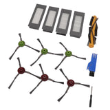 Sweeper Replacement Accessories for Yeedi VAC VACmax VAC Station Main Brush Side Brush Filter Screwdriver Kit - Rear View