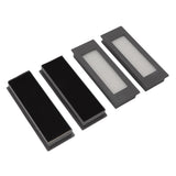 4Pcs Replacement Filter for Yeedi VAC Max Station Vacuum Cleaner Replacement Repair Parts - 45-Degree Angle