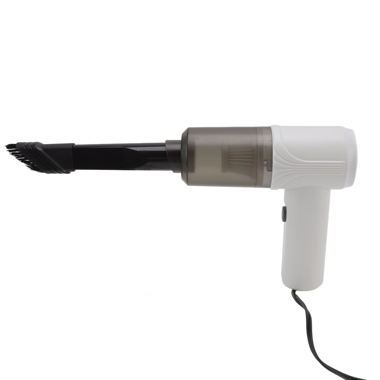 Car Vacuum Cleaner 360° Cleaning Washable Filter Screen Portable Handheld Vacuum Cleaner Inflator 12V White