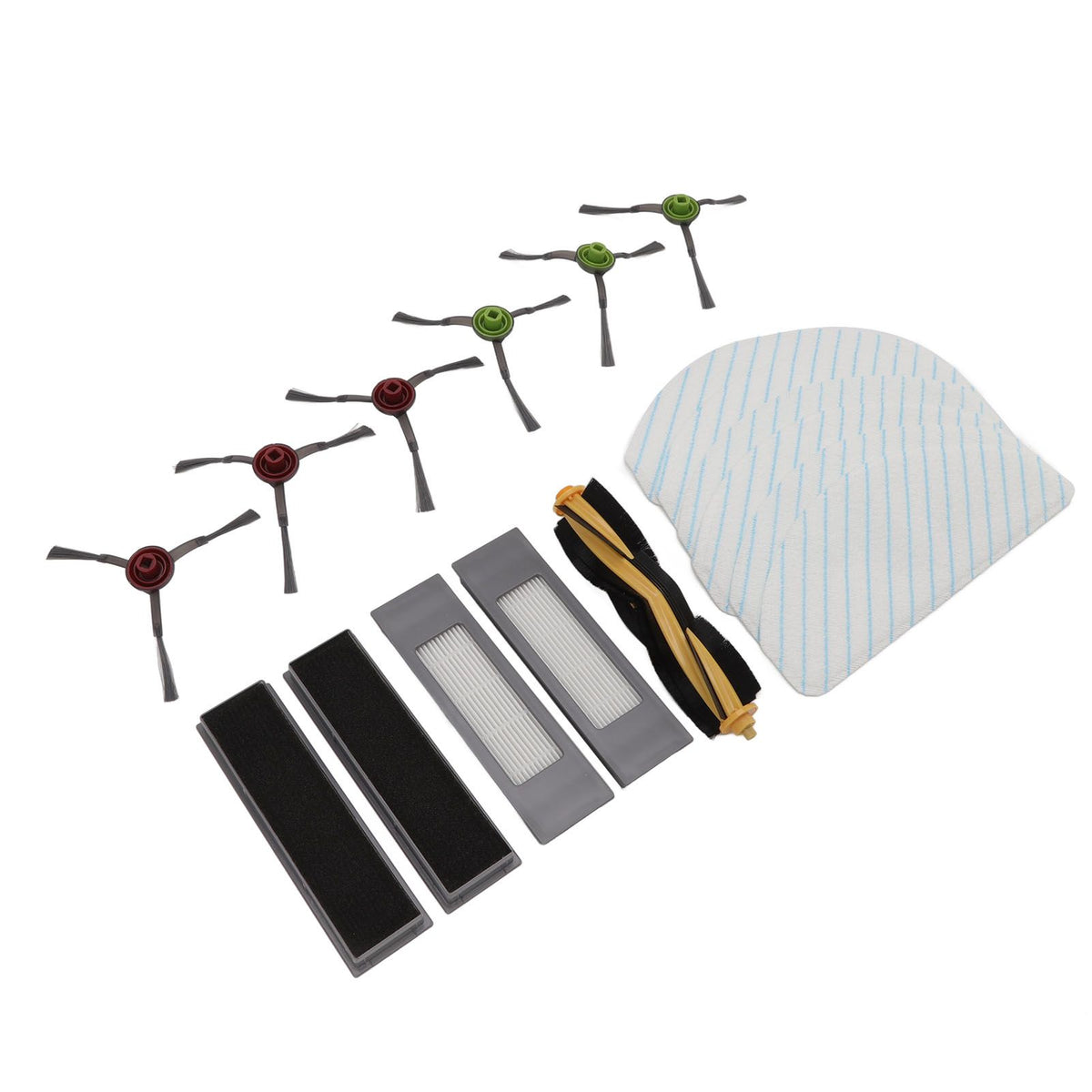 Replacement Accessories Kit for Yeedi Vac 2pro Robot Cleaner Main Side Brush with Filter and Mopping Cloths Set
