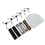 Replacement Accessories Kit for Yeedi Vac 2pro Robot Cleaner Main Side Brush with Filter and Mopping Cloths Set