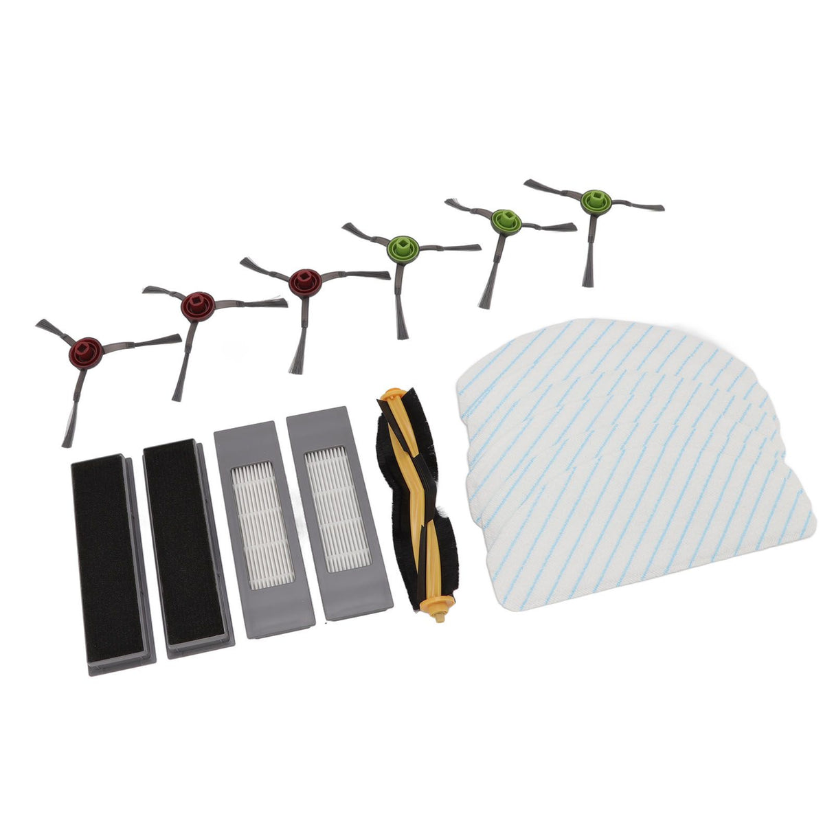 Replacement Accessories Kit for Yeedi Vac 2pro Robot Cleaner Main Side Brush with Filter and Mopping Cloths Set