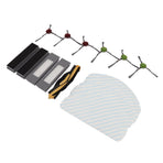 Replacement Accessories Kit for Yeedi Vac 2pro Robot Cleaner Main Side Brush with Filter and Mopping Cloths Set