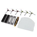 Replacement Accessories Kit for Yeedi Vac 2pro Robot Cleaner Main Side Brush with Filter and Mopping Cloths Set