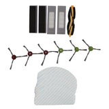 Replacement Accessories Kit for Yeedi Vac 2pro Robot Cleaner Main Side Brush with Filter and Mopping Cloths Set - Low Angle