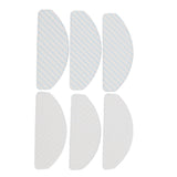 6 Pcs Mop Cloth for Yeedi Vac 2pro Vacuum Cleaner Cleaning Pads Replacement Parts Sweeper Accessories - Top-Down View