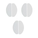 6 Pcs Mop Cloth for Yeedi Vac 2pro Vacuum Cleaner Cleaning Pads Replacement Parts Sweeper Accessories - Rear View