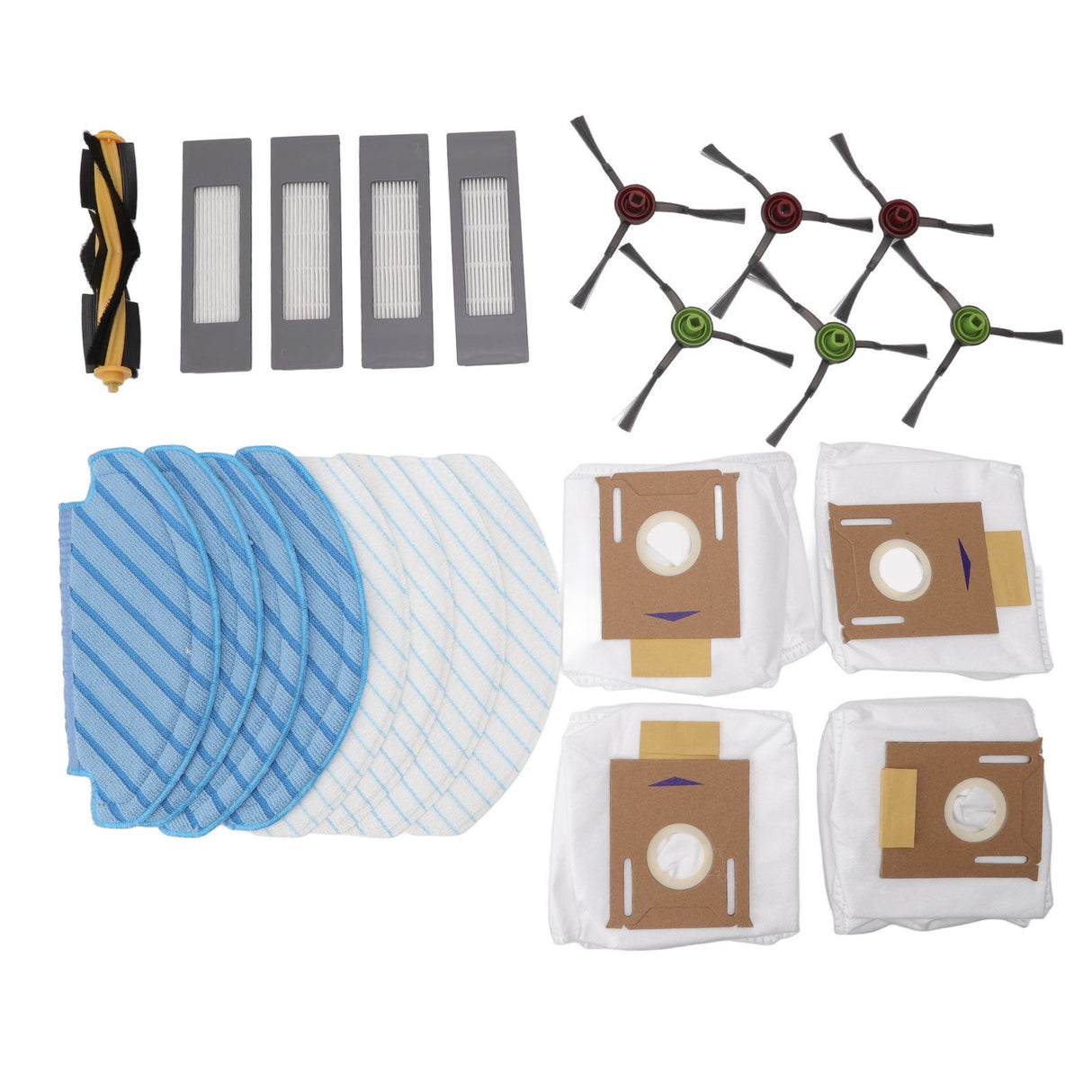 Sweeper Brush Filter Dust Bag Cloth and Rag Sweeper Accessories for DEEBOT OZMO T8 T8aivi Replacement
