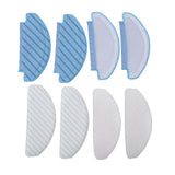 8 Pcs Mop Cloth for DEEBOT OZMO T8 T8aivi N8pro Plus Vacuum Cleaner Replacement Parts Cleaning Pads Microfiber Mop - Side View