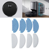 8 Pcs Mop Cloth for DEEBOT OZMO T8 T8aivi N8pro Plus Vacuum Cleaner Replacement Parts Cleaning Pads Microfiber Mop