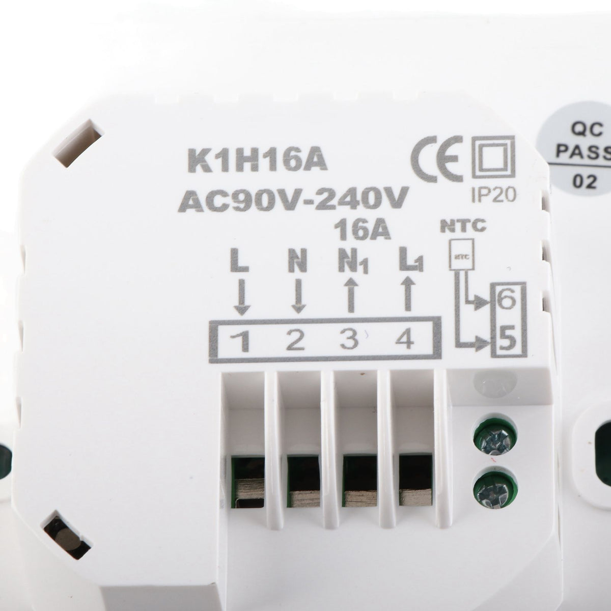 Smart Thermostat LCD Display Keypad AC 95‑240V 16A for Home Electric Heating Thermostat