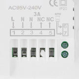 3A Water Heating Thermostat with LCD ABS Intelligent Temperature Controller for Home 95‑240V