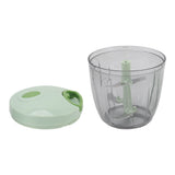 Manual Meat Grinder Multifunction Handheld Vegetable Chopper Stainless Steel Garlic Mincer for Kitchen - 45-Degree Angle