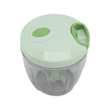 Manual Meat Grinder Multifunction Handheld Vegetable Chopper Stainless Steel Garlic Mincer for Kitchen - Close-Up Angle