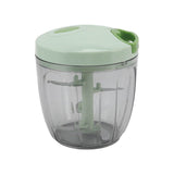 Manual Meat Grinder Multifunction Handheld Vegetable Chopper Stainless Steel Garlic Mincer for Kitchen