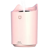 2L Air Humidifier USB Deep Hydration Fine Spout Multifunction Desk Humidifier Ambient Light for Office Pink