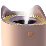 2L Air Humidifier USB Deep Hydration Fine Spout Multifunction Desk Humidifier Ambient Light for Office Pink