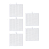 5 PCS Sweeper Replacement Filters for ILIFE A7 V80 V8s Sweeping Robot Filter Accessories - 45-Degree Angle