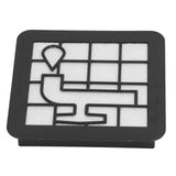 Vacuum Cleaner Filter ABS Sponge Vacuum Cleaner Screen Replacement for PHILIPS FC9331 9332 8010 - 45-Degree Angle