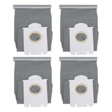 4 Pieces Vacuum Cleaner Dust Bags Replacement Non Woven Fabric Dust Collection Bag for Philips FC9071 FC8134 FC8613 FC8614